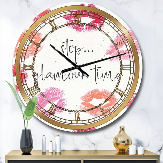 Designart Chic Accents VI Glam Wall Clock